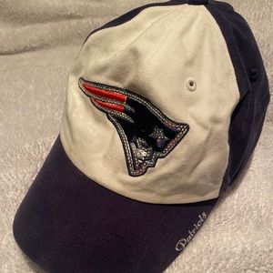 Sequin New England Patriots adjustable dad hat